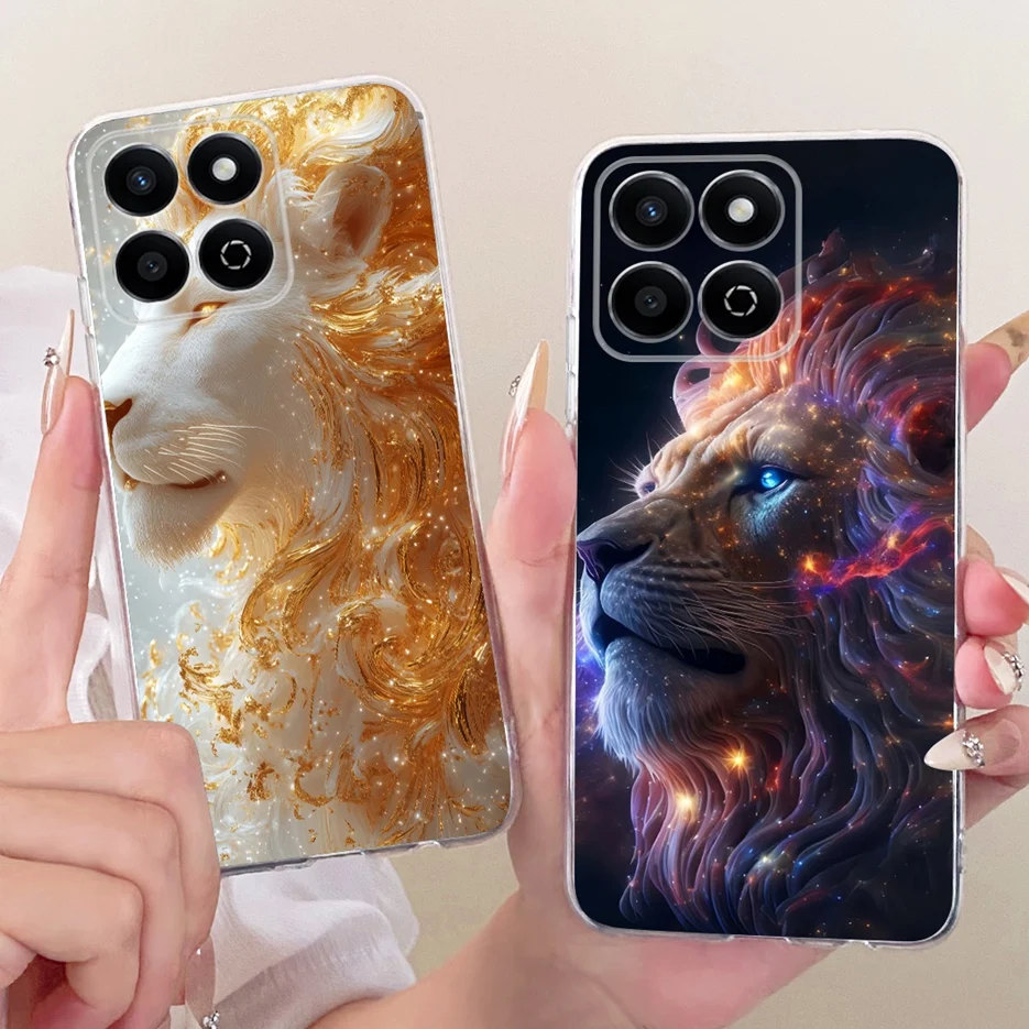 Para Honor X7C funda ALT-LX2 elegante flores caramelo pintado funda de teléfono de silicona suave para Honor 200 Smart X 7C HonorX7C Fundas - imagen 3