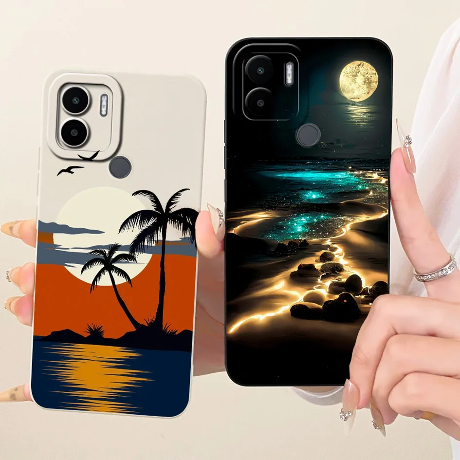 Para Xiaomi Redmi A1 A2 Plus funda nueva moda Margarita flor suave caramelo funda de silicona para Xiaomi Poco C50 C51 Redmi A1 + A2 + parachoques - imagen 4