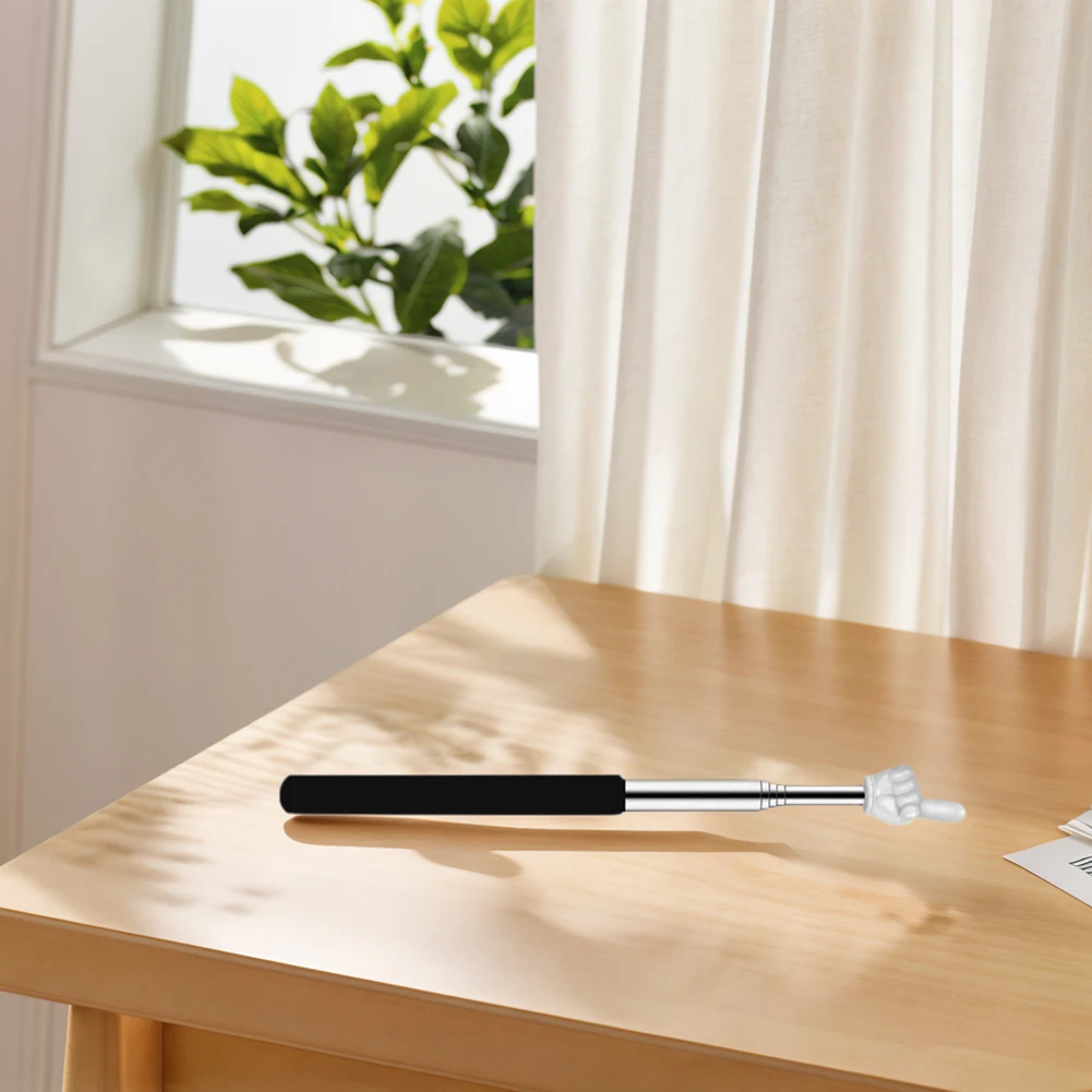 Puntero telescópico para profesores, puntero de mano extensible de acero inoxidable, bonitos punteros retráctiles para aula para guardería, 10 Uds. - imagen 2