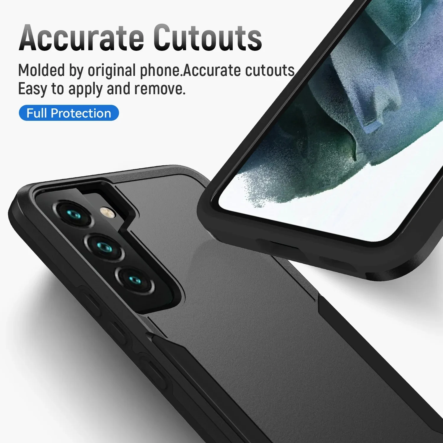 Funda resistente a prueba de golpes para Samsung Galaxy S22, S23Ultra, S21, S20 FE, S10, A12, A32, A52, A72, A53, A33, A73, A13, A14, A54 - imagen 5