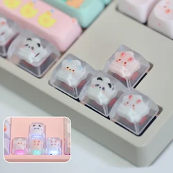Teclas direccionales de resina retroiluminadas para teclado