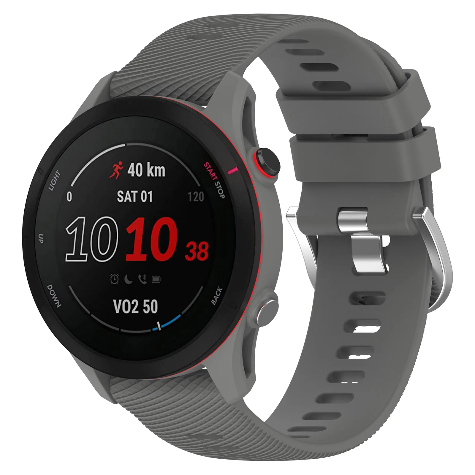 Correa de silicona para reloj inteligente Garmin Forerunner 265S 265 255 255S para Garmin Venu 3 2 2S 3S Vivoactive 4 4S - imagen 3