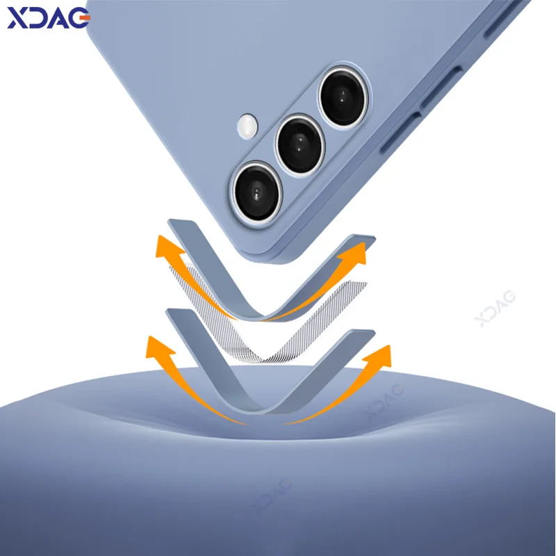 Fundas de lujo para teléfonos móviles Samsung S25 FE SM-S731B protección de cámara S25FE cubiertas suaves cuadrado armadura de silicona líquida Coque