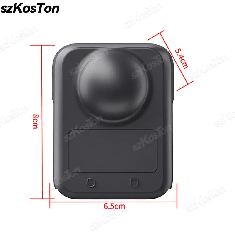 Cubierta protectora de lente de silicona para DJI OSMO 360, tapa de lente panorámica, funda anticaída a prueba de polvo, accesorios para cámaras deportivas - imagen 2