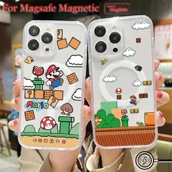 Funda Magnética MagSafe iPhone 16 al 12 – TPU Transparente