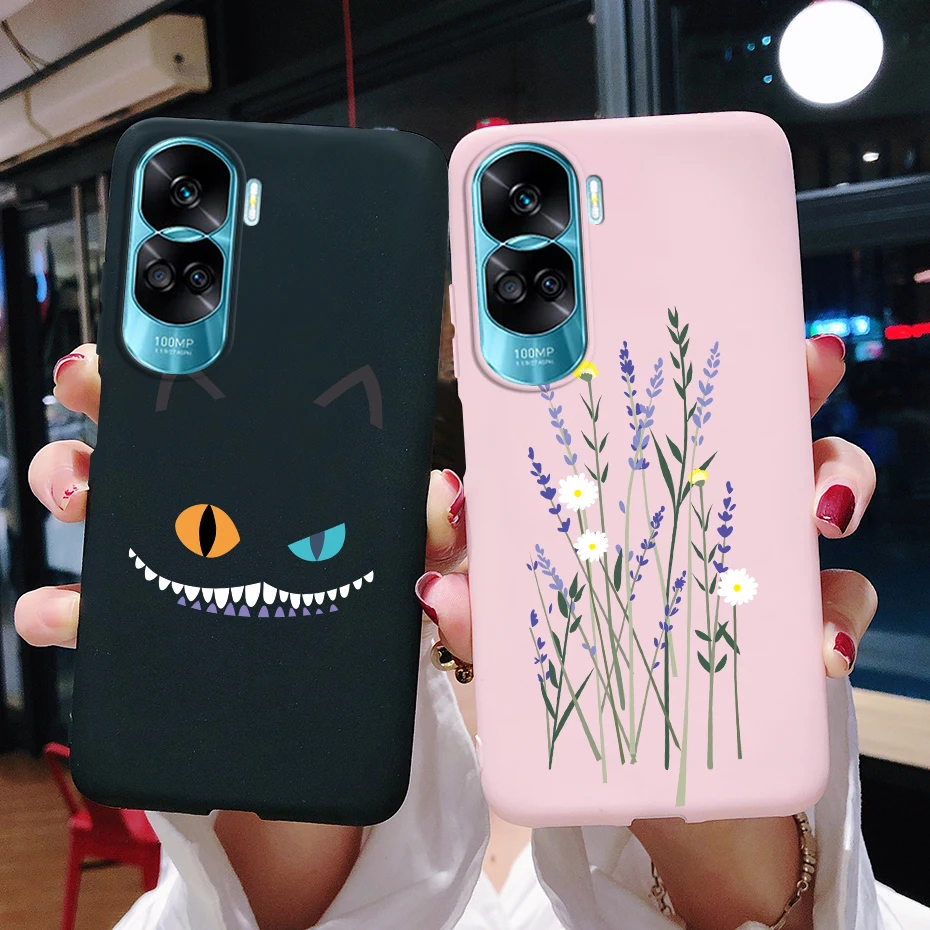 Para Honor 90 Lite Honor90 Pro 5G Funda de silicona suave lindo gato dibujos animados Funda Coque para Honor 90 Pro 90Lite Funda protectora - imagen 5