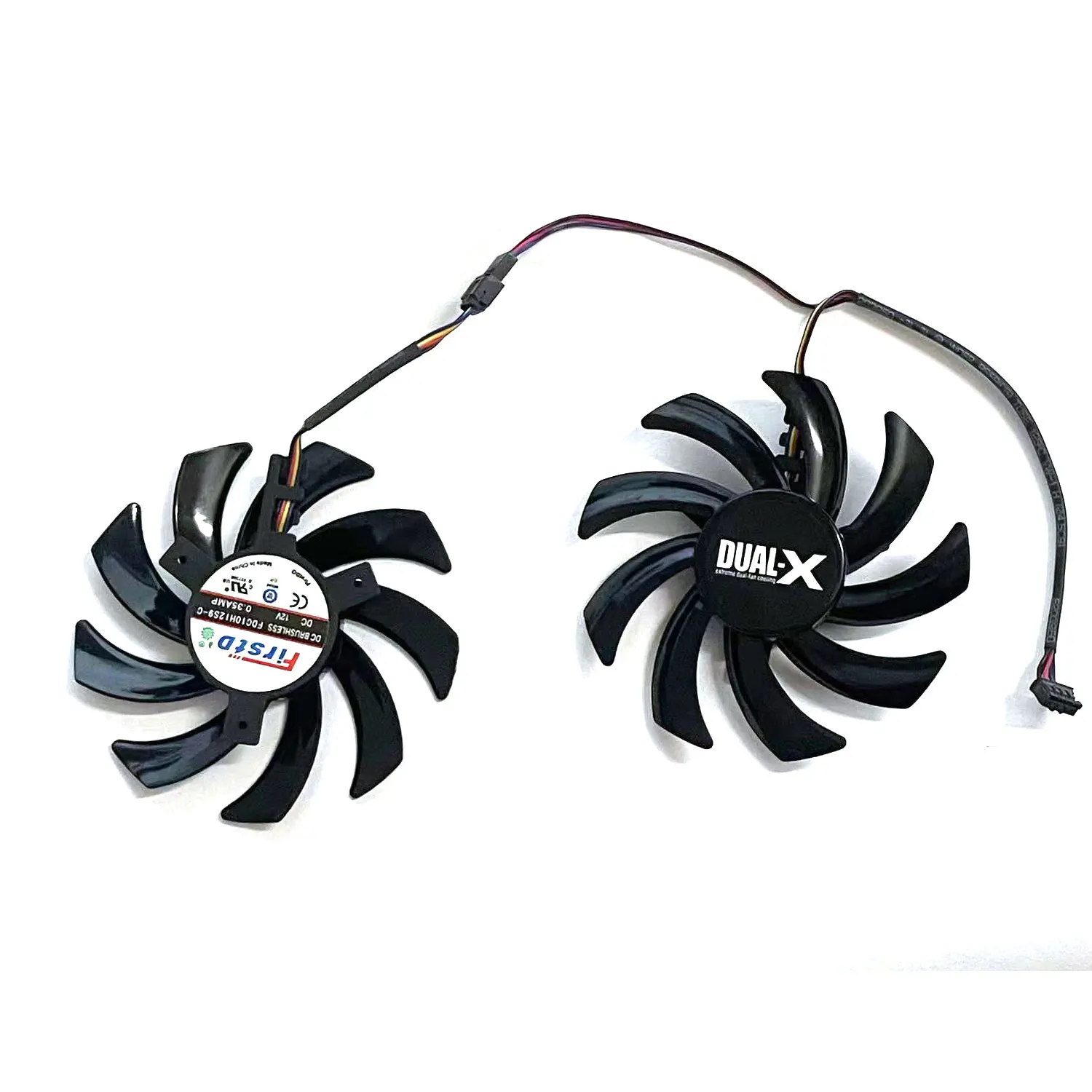 Refrigerador de GPU para Sapphire Radeon R9 280 280X 285 270X 370X 380 HD7970 7950 7870 7850 HD6970 6850, 85MM, 4 pines, nuevo - imagen 3