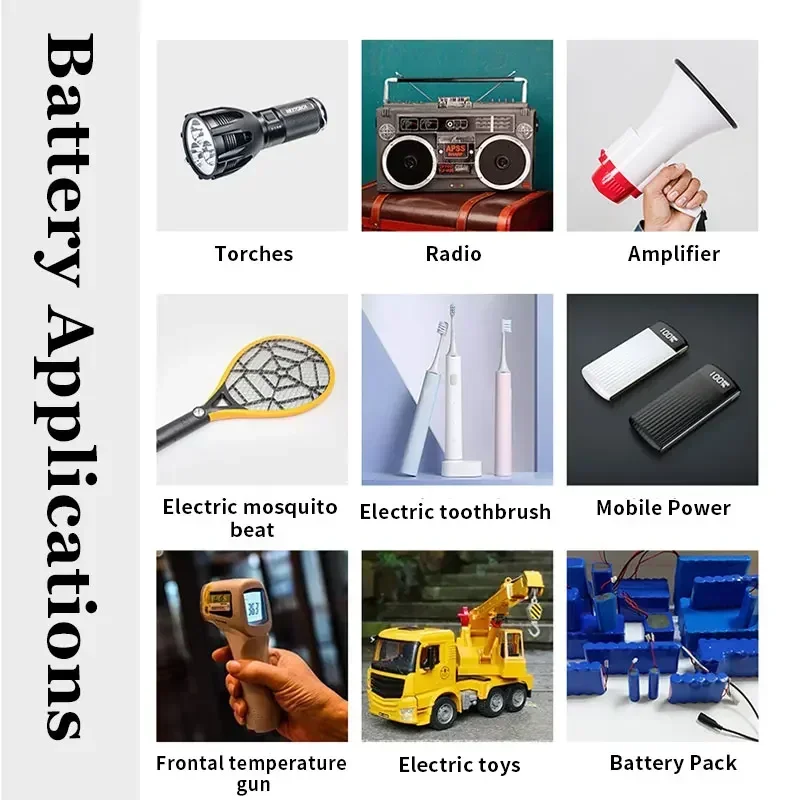 Batería 18650 3,7 V baterías recargables de iones de litio 1200mAh celda de iones de litio para ventilador de mano linterna amplificador cepillo de dientes celda - imagen 3