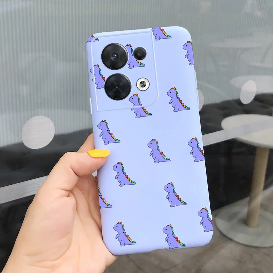 Funda de teléfono de dibujos animados para OPPO Reno8 Lite 5G, cubierta trasera de Reno 8 2022, carcasa delgada suave para OPPO Reno 8, Fundas Reno8 Z Coque - imagen 4