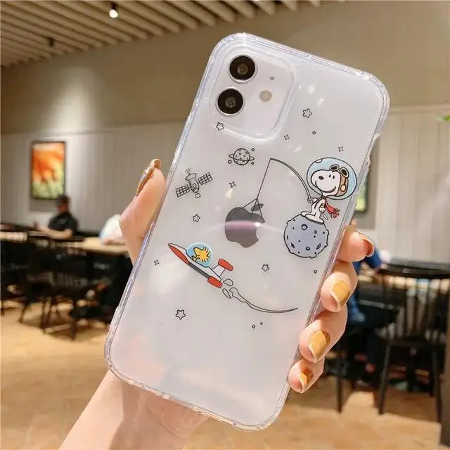 Funda s-snoopy para Infinix Note 40 Pro Zero 30 Hot 30i 40i Smart 8 7 Tecno Spark20 Pro, silicona suave Couqe transparente - imagen 3