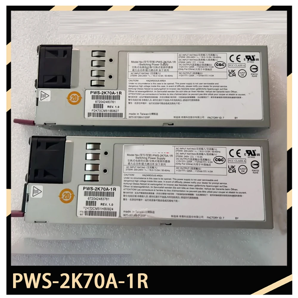 1 unidad para alimentación de servidor Supermicro 2700W PWS-2K70A-1R