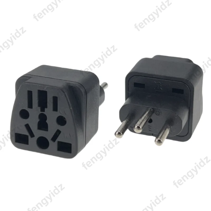 Fengyidz-Adaptador de enchufe de conversión de Suiza Universal, 3 pines, Reino Unido/EE. UU./UE/AU, enchufe de viaje de Suiza tipo J, enchufe convertidor de enchufe suizo