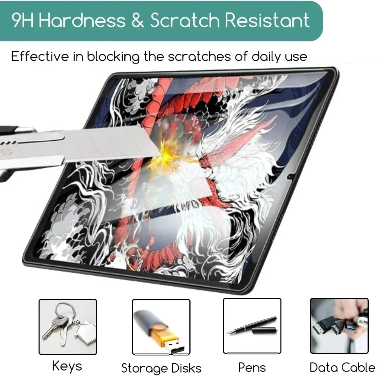 Películas de vidrio de 3 piezas para Xiaomi Redmi K Pad 8,8 "2520 Protector de pantalla HD transparente antiarañazos para protectores de pantalla Red Mi K Pad - imagen 3