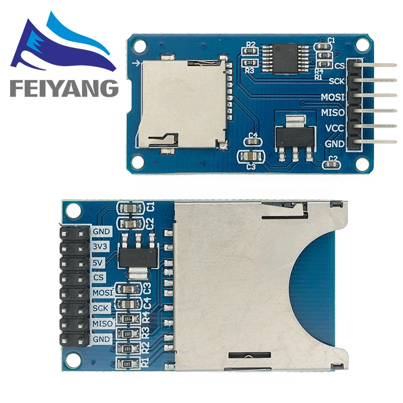 Placa de expansión de almacenamiento Micro SD, tarjeta TF, módulo de escudo de memoria SPI para promoción de Arduino