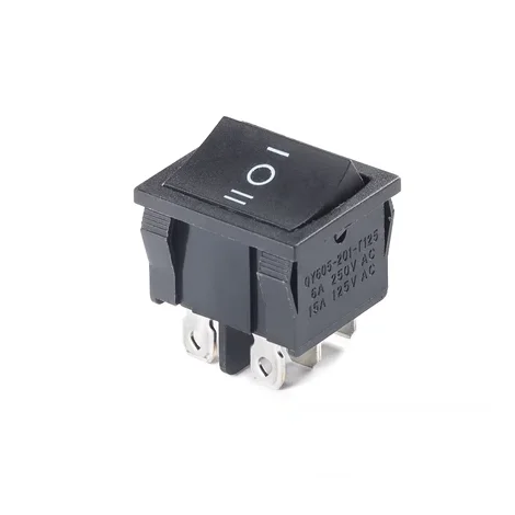 KCD5 21*24mm Kit de interruptor basculante tipo barco 4 pines 6 pines 2 posiciones 3 posiciones 6A/250VAC ON-OFF ON-OFF-ON - imagen 5