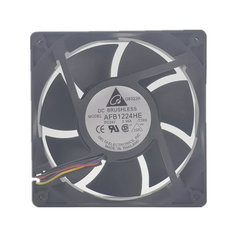Para delta AFB1224HE 24V DC 0.36A 12038 12cm VENTILADOR DE REFRIGERACIÓN ventilador de refrigeración inversor de gran volumen de aire - imagen 5