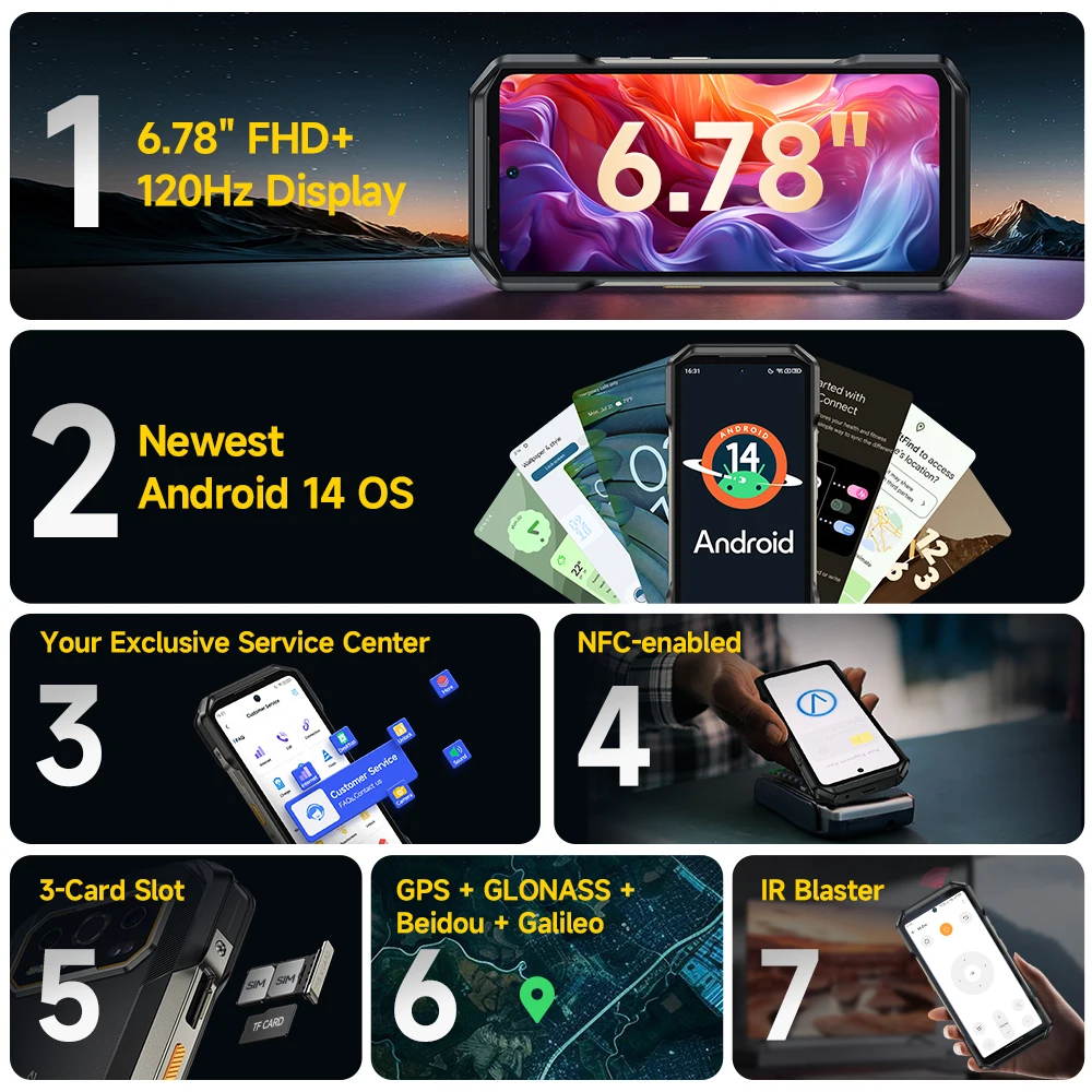 Ulefone Armor 27T Pro 5G Teléfono resistente con cámara térmica FLIR - imagen 4