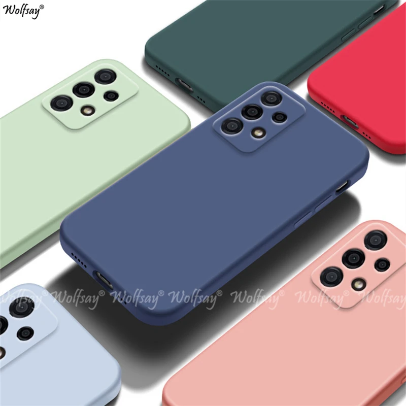 Funda protectora de silicona líquida para Samsung Galaxy A54, A55, A25, A53, A52, A72, A73, A14, A04, A32, A22, A23, A33, A34, A54 - imagen 2