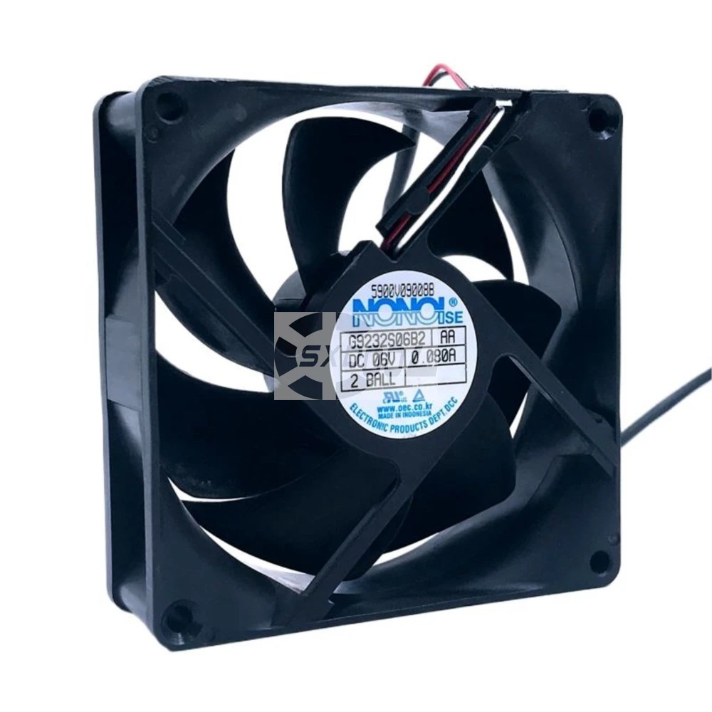 para ventilador de refrigeración de TV Nooise G9232S06B2 92 mm 6 V 0,08 A, bajo ruido, funcionamiento silencioso, 5900V09008B