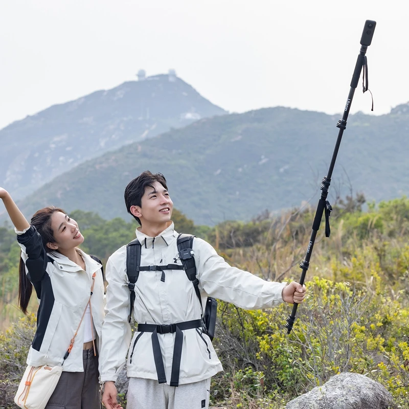 Ulanzi-Palo de Trekking TT35, monopié con cabeza de bola ajustable de liberación rápida para fotografía de senderismo al aire libre - imagen 4