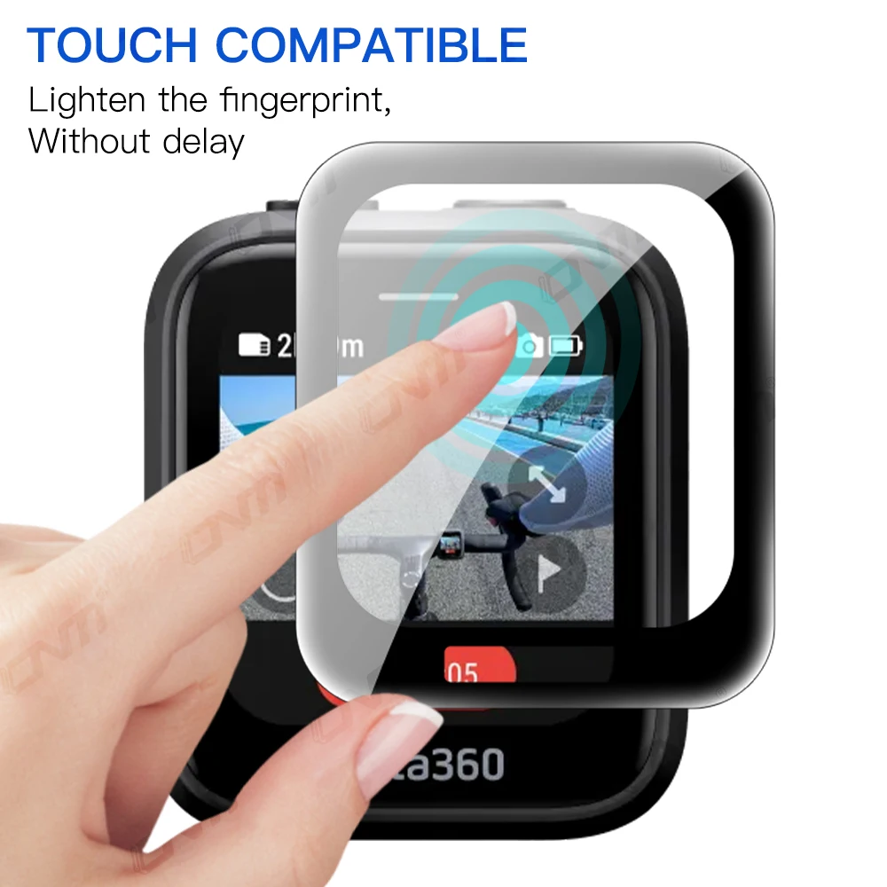 Protector de pantalla para Insta360 GPS Preview remoto Película antiarañazos para Insta360 GPS Película protectora de cobertura total (no vidrio) - imagen 5