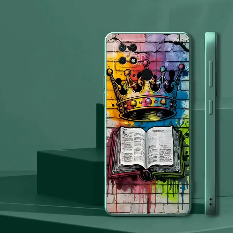 Funda para Xiaomi Redmi 10 A2 K60 A1 12C A3x K40 13C 9 8 14C funda suave hermosa corona - imagen 2