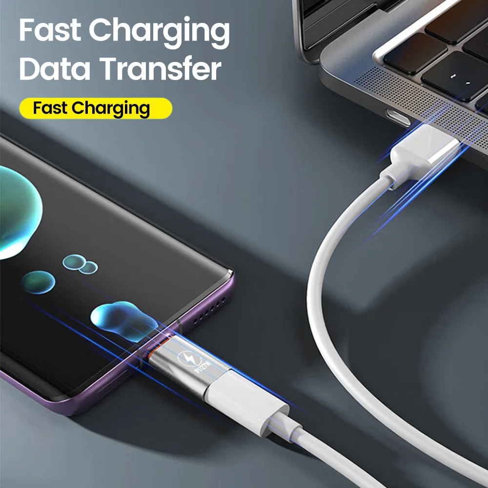 Adaptador PD27W tipo C a ios, transferencia de datos de carga rápida, convertidor tipo C macho a Lightning hembra para iphone 15 16 Samsung - imagen 5