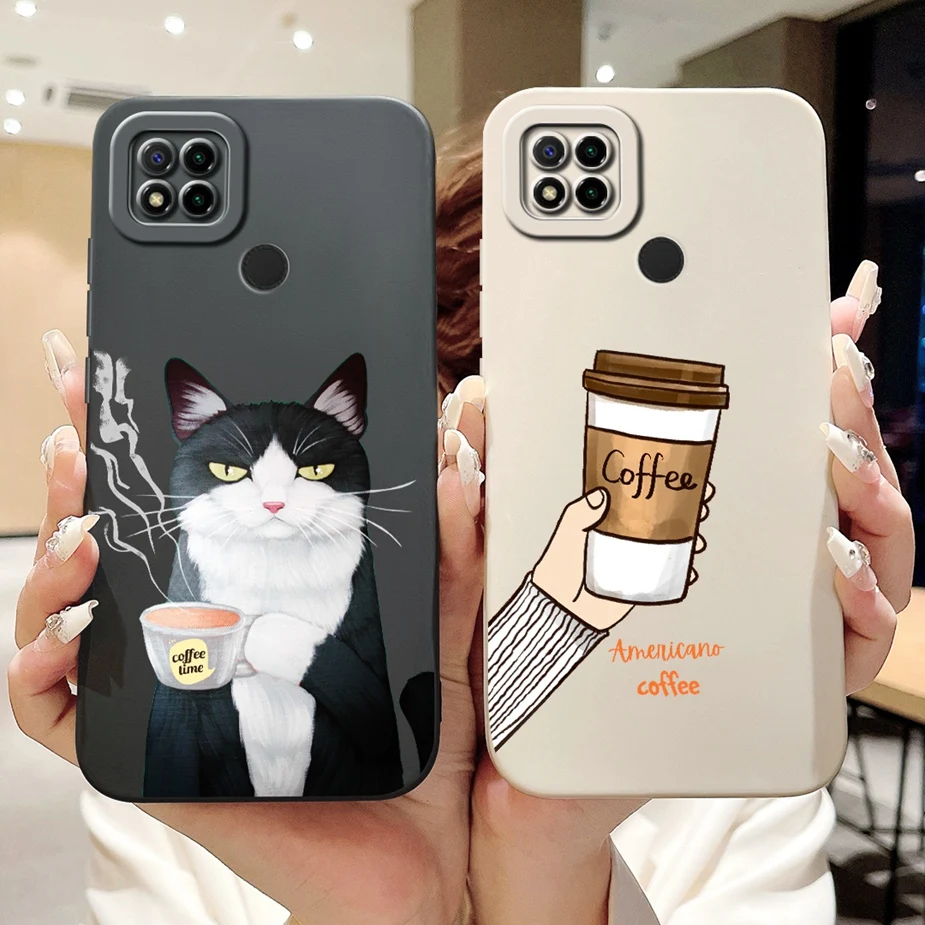 Para Xiaomi Redmi 9C funda elegante cubierta pintada de caramelo a prueba de golpes funda de teléfono para Redmi 9C NFC Redmi9C Fundas suaves de TPU 6,53 ''funda - imagen 4