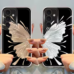 Hermosa funda de mariposa para Samsung Galaxy A22 A71 A72 A13 A73 A15 A12 A35 A16 A25 A35 funda blanda