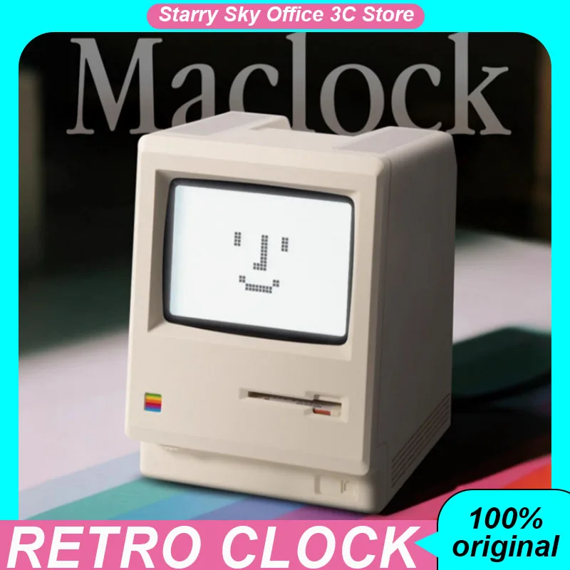 2025 nuevo reloj Retro despertador creatividad estudiante específico despertador artefacto nostálgico escritorio masculino maclock electrónico