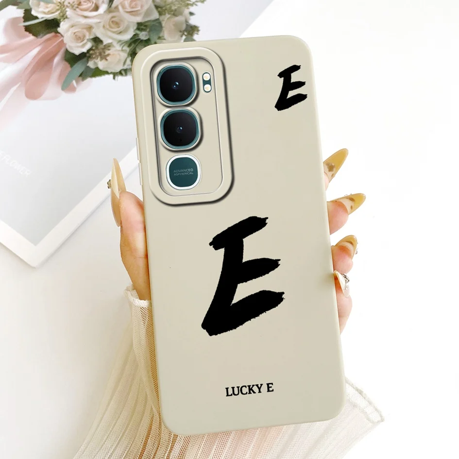 Para Vivo Y31 5G Funda 2025 lindas letras de la suerte suave silicona mate TPU Funda protectora de lente para Vivo Y21D Y 21D Funda V2521 - imagen 4