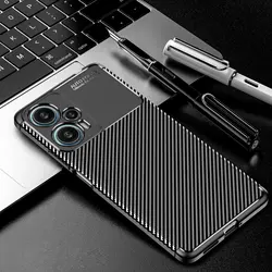 Poco F5 Funda Fibra de Carbono - Protectora y Elegante