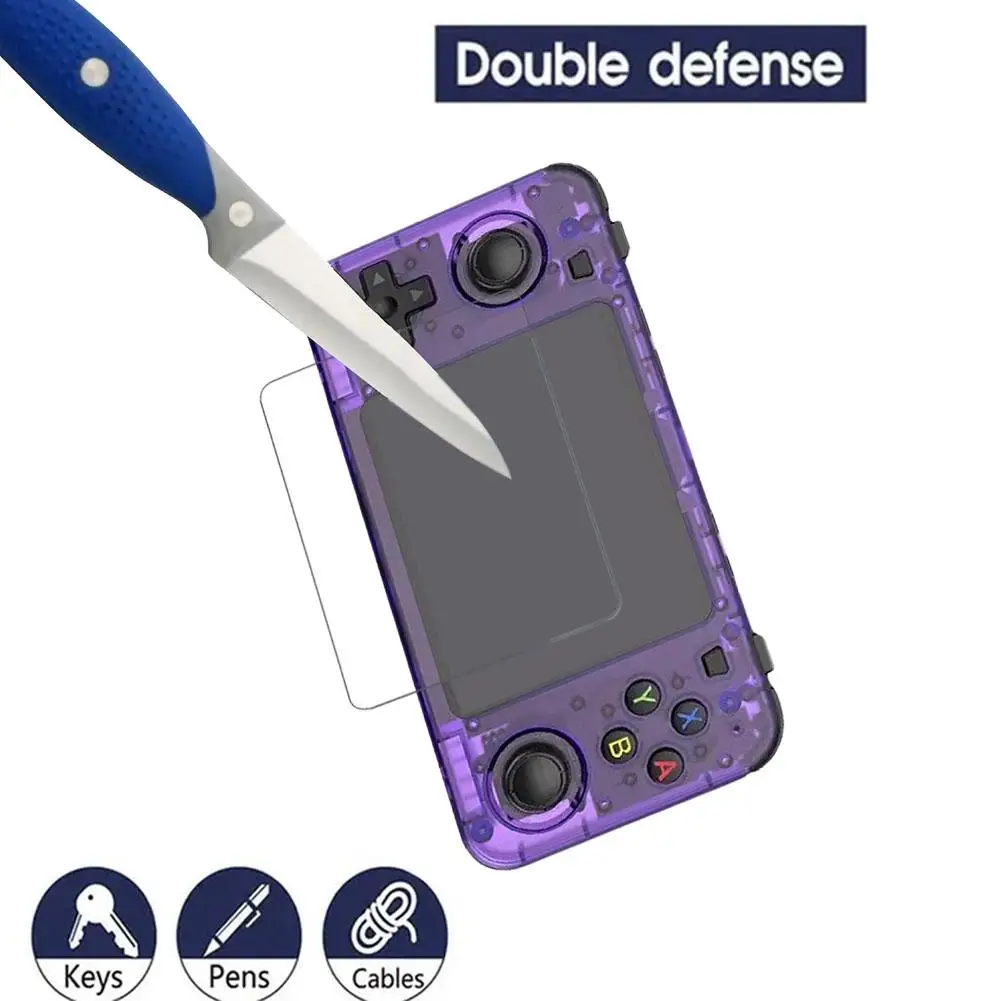 Film de protection en verre trempé HD pour accessoires de Console de jeu BOYHOM R36H, protecteur d'écran étanche et résistant aux rayures - imagen 4