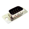 Conector DB9 Macho Negro
