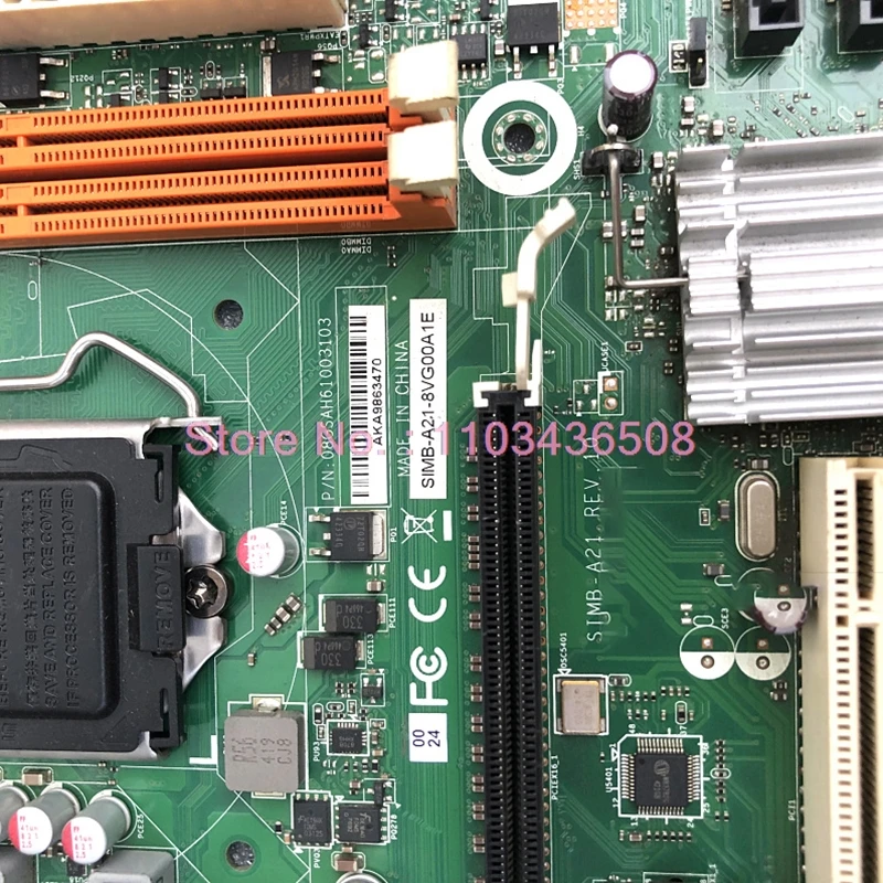 Placa base de Control Industrial H61 compatible con I3/I5/I7 para Advantech SIMB-A21 REV.10 SIMB-A21-8VG00A1E - imagen 5