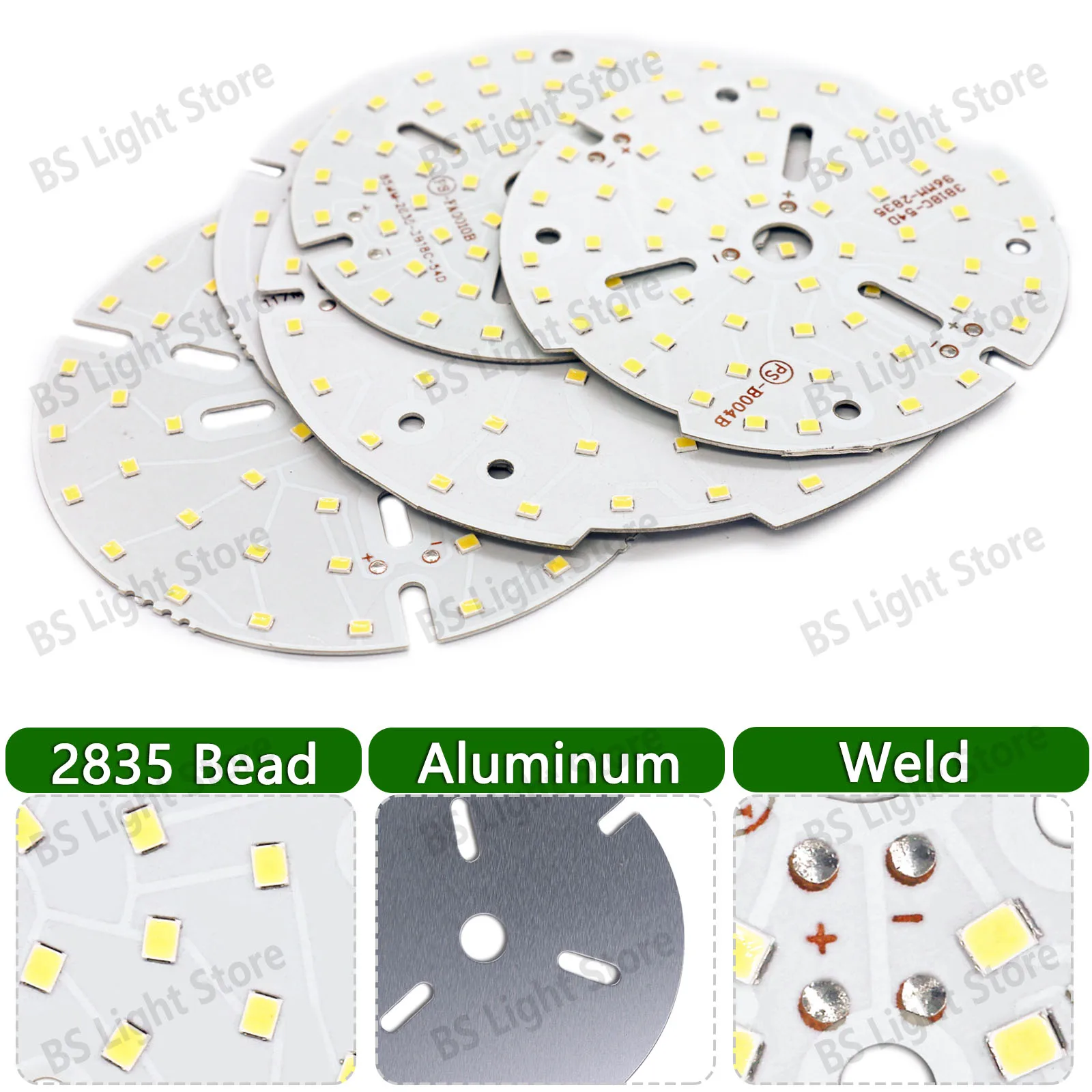 18W LED COB Circular DC54-55V sustrato de aluminio Color cálido blanco neutro 2835 lámpara de cuentas foco tubo bombilla fuente de luz acceso - imagen 4