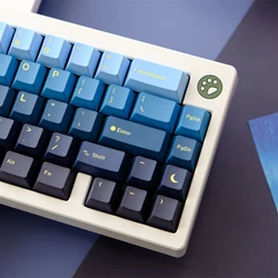 Moonrise Keycaps PBT para teclado mecánico, perfil Cherry