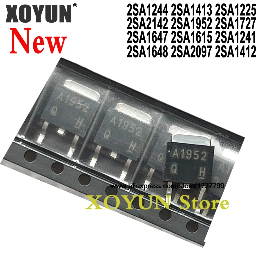 10 piezas 2SA1244 2SA1413 2SA1225 2SA2142 2SA1952 2SA1727 2SA1647 2SA1615 2SA1241 2SA1648 2SA2097 2SA1412 2SA2039 2SA1552 TO-252