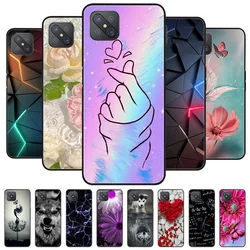 Funda de silicona OPPO Reno4 Z 5G con diseño de león y lobo