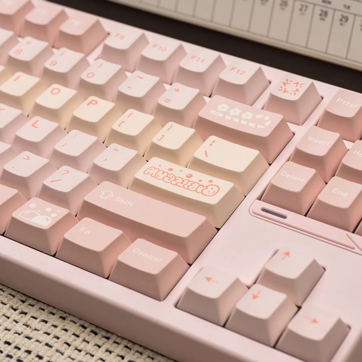 GMK Lovely Pink Keycaps PBT Dye 151 Key Cap Cherry Profile Keycap con 2.25U 2.75U 3U 7U Barra espaciadora ISO Enter - imagen 5