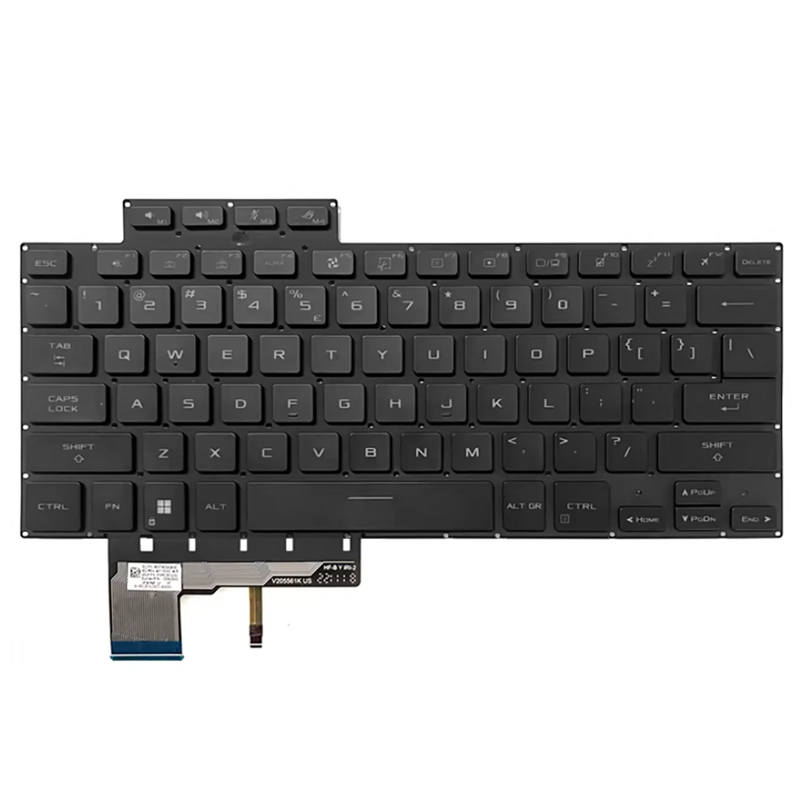 Diseño estadounidense para teclado de ordenador portátil ASUS ROG Zephyrus GU604 GU604V GU60Z GU604VZ GU604VY GU604VI 2023 - imagen 2