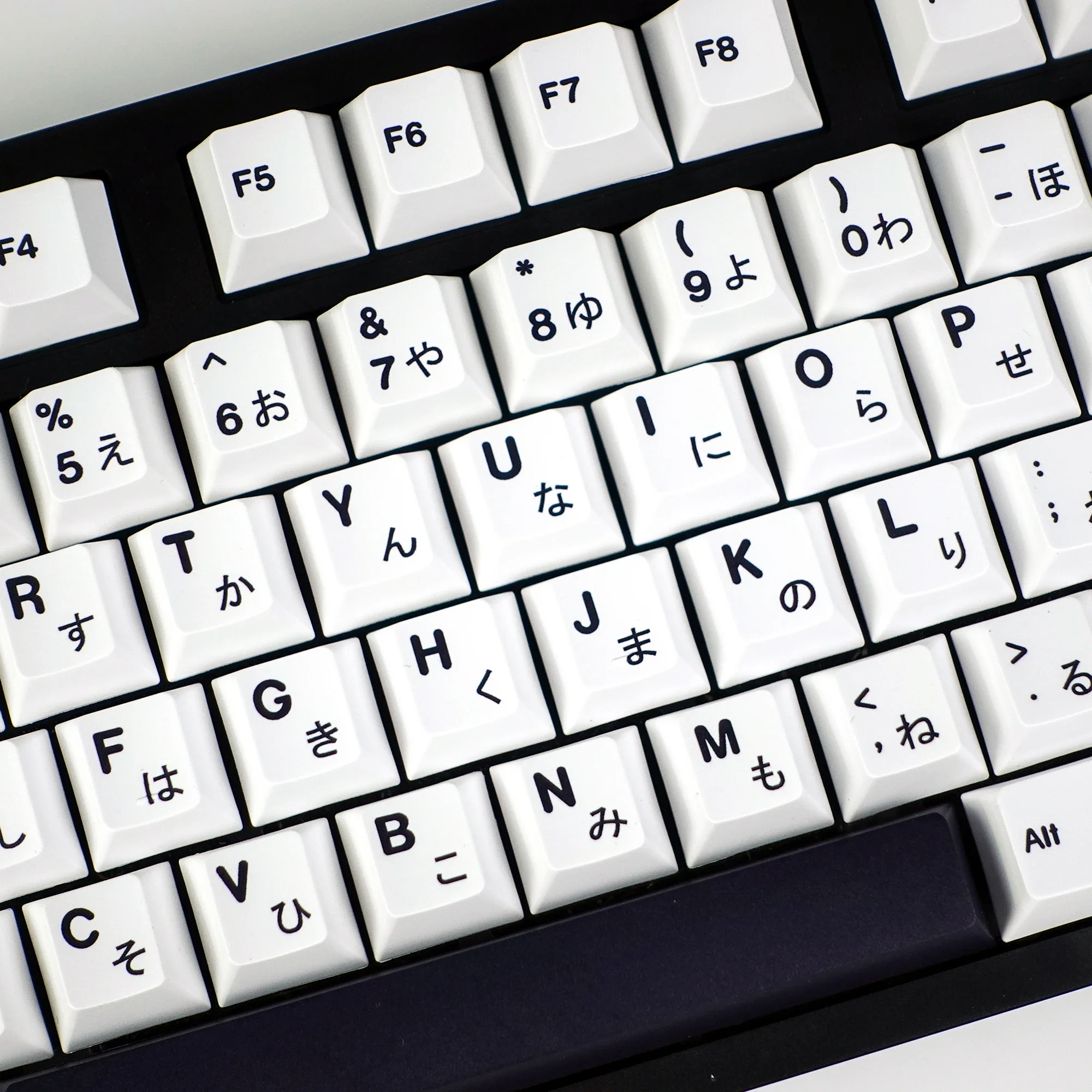 KBDiy-teclas de arco de perfil de cereza para teclado mecánico, juego de teclas japonesas PBT, 147 teclas para interruptores MX, sublimación de cinco lados aula F87 F108 F99 Pro ACE60 ACE68 RAINY75 AK74 gx87 crush80 ra - imagen 5