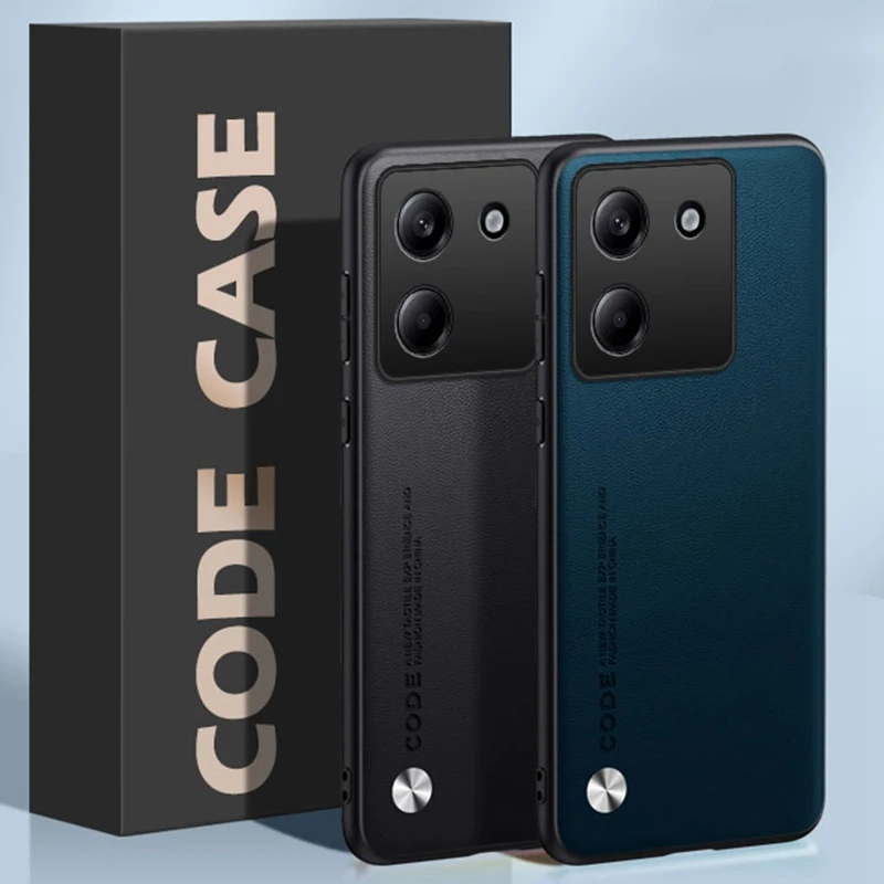 Funda de cuero PU de lujo para Xiaomi Poco M7 Pro 5G, funda trasera mate de silicona TPU, funda de teléfono de protección completa para PocoM7 Pro M7Pro - imagen 4