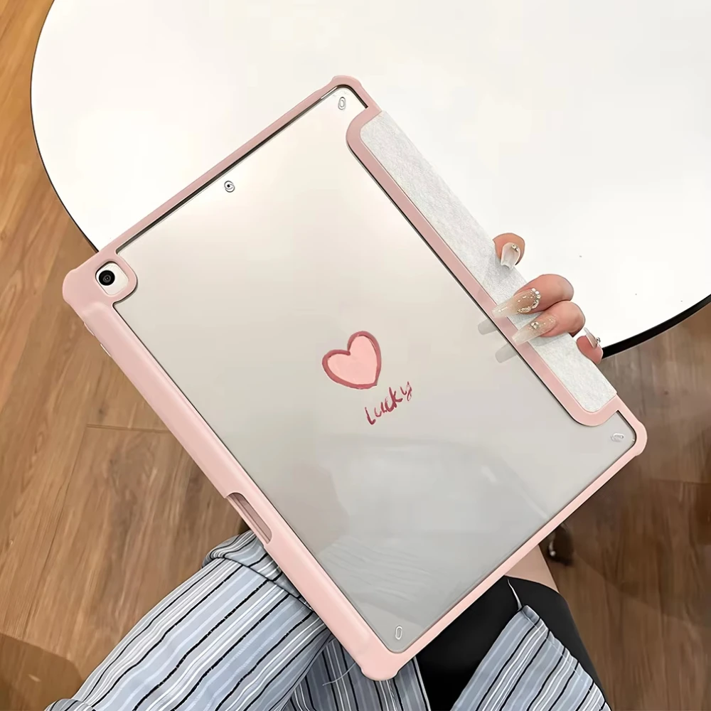 Funda tipo 3 + Y con portalápices para ipad Air 7a generación para IPad A16 11a 10a 10,2 "Mini6 /7 Air5/4 Pro 12,9 11 13 M3 M4 M2 - imagen 3