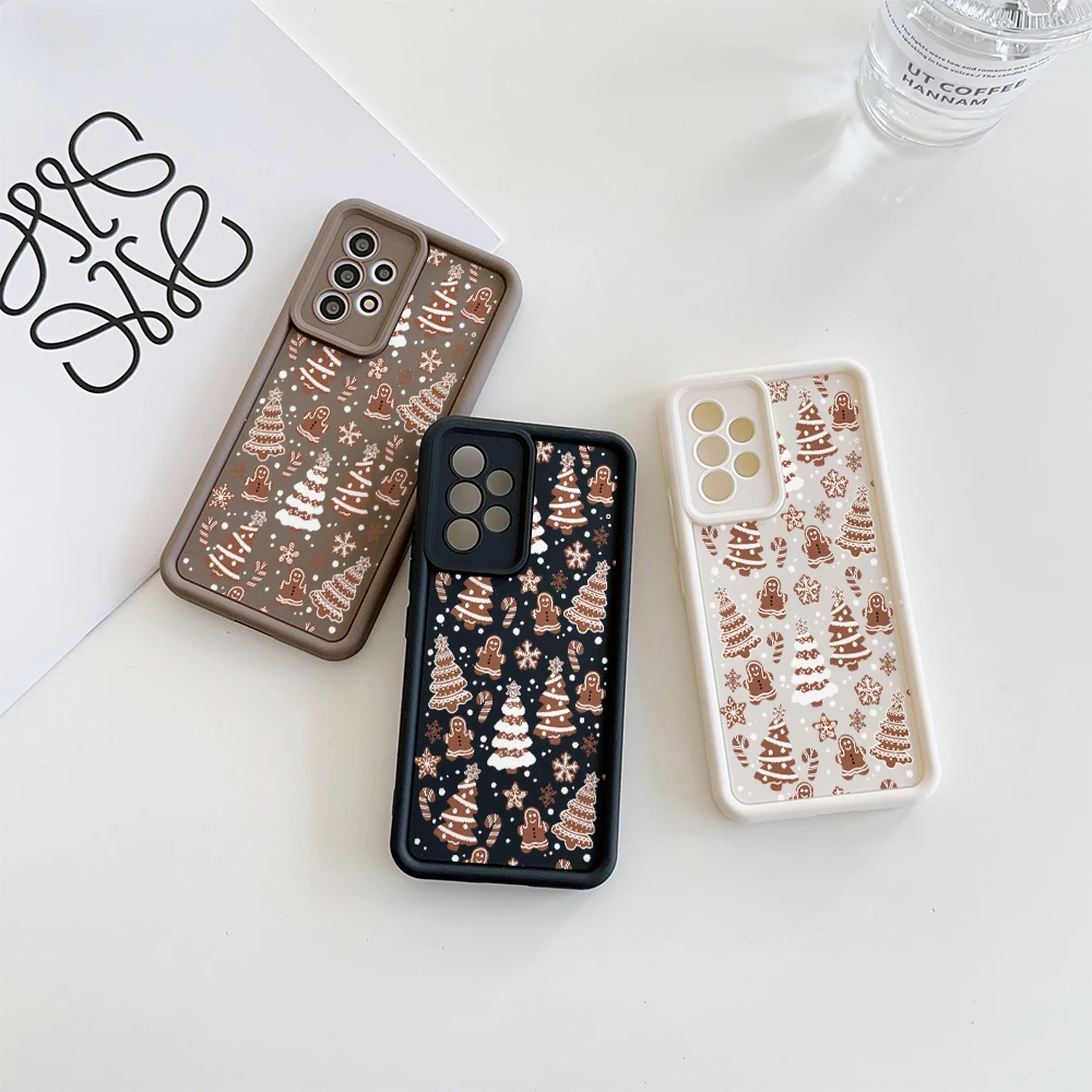 Funda con elementos de árbol de Navidad para Samsung Galaxy A56 A55 A15 A16 A17 A36 A54 A34 A35 A14 A26 A06 A07 A05 A04E A23 A24 A52 A33 A32 - imagen 5