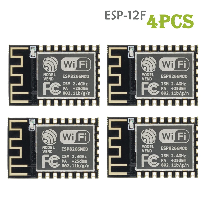 4 Uds ESP8266 ESP-12F ESP-12E WiFi módulo serie microcontrolador 802.11N transceptor inalámbrico módulo de red de puerto remoto - imagen 4