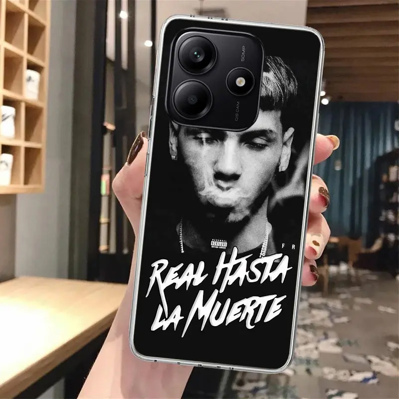Anuel AA Real H-Hasta La M-Muerte funda de teléfono de silicona para Xiaomi Redmi Note 14 14S 13 12S 11 Pro Plus 11S 10 10S 11T 11E 4G 5G - imagen 2