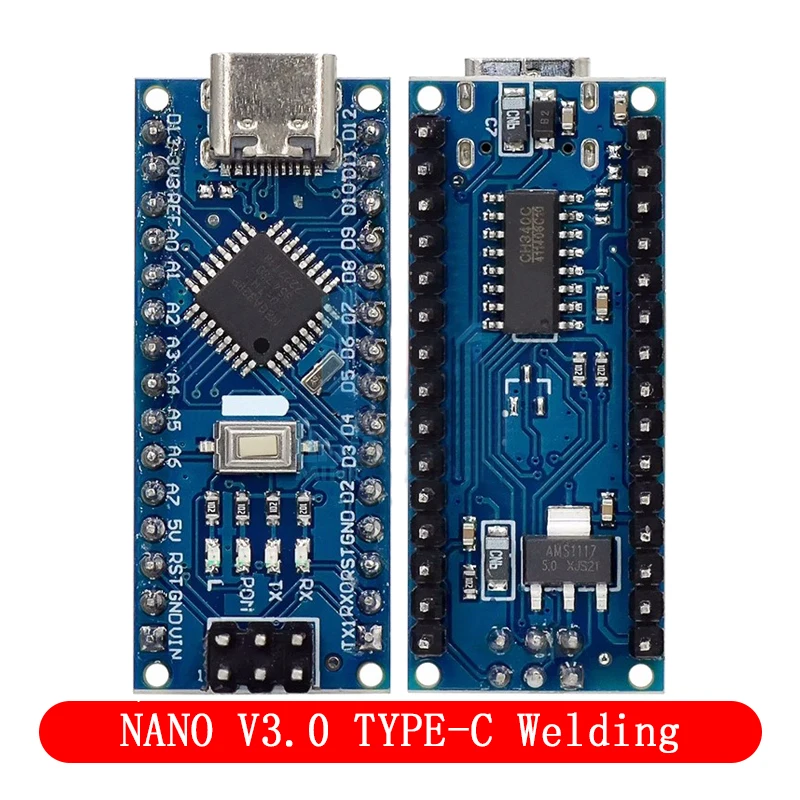 Mini/tipo C/Micro USB Nano 3,0 con el controlador Nano compatible con gestor de arranque para controlador USB arduino CH340 16Mhz ATMEGA328P - imagen 4