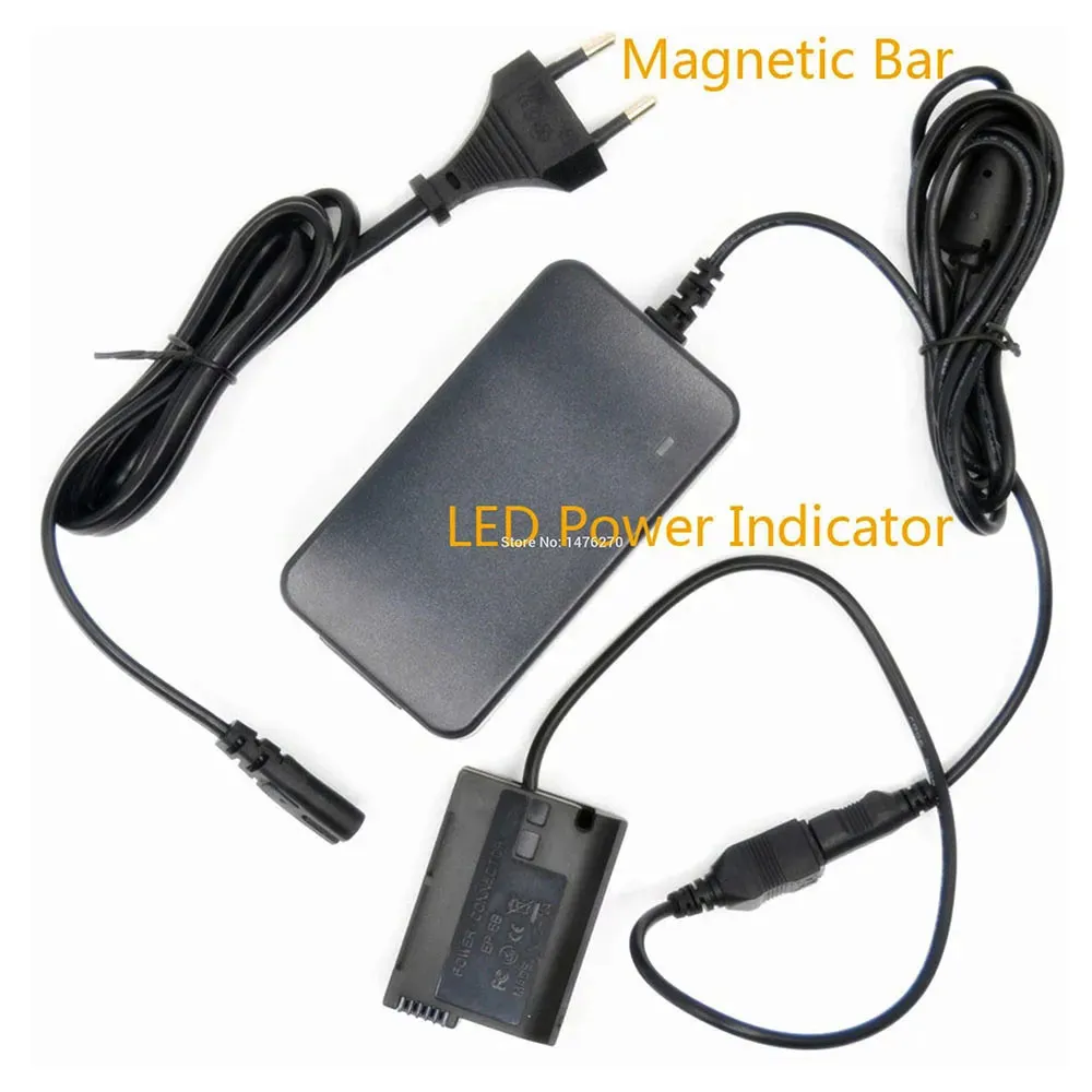 EP-5B batería falsa + adaptador de corriente de cámara EH-5 para Nikon, Z7, Z6, D7500, D7200, D7100, D850, D810, D810A, D800E, D750, D610, D600, D500, EN-EL15 - imagen 3