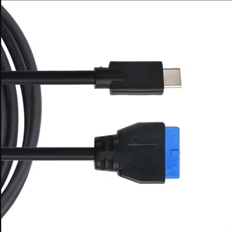Cable adaptador USB tipo C macho a hembra IDC20P Cable de extensión de 20 pines para placa base de computadora - imagen 3